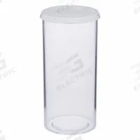 APPROVED VENDOR Vial with Cap: Sample, Polystyrene, 184.84 mL, 55.56 mm Body Dia, Non-Sterile, Round (MPN VIAL-50C). Key specifications — Self-Standing: Self-Standing; Brand: APPROVED VENDOR; Vial Type: Sample; Body Color: Colorless; Includes Closure: Yes; Bottom Shape: Round; Thread Location: External.