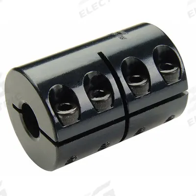 RULAND MANUFACTURING Rigid Shaft Coupling: 1 7/16 in Bore Dia 1, 1 7/16 in Bore Dia 2, Round - One-Piece Rigid Shaft Couplings