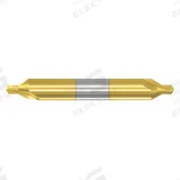 APPROVED VENDOR Center Drill: Plain Type, #7, 60°, 3 1/4 in Overall Lg, TiN Coated Carbide (MPN 300-001509). Key specifications — Brand: APPROVED VENDOR; End Type: Double End.