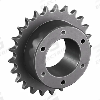 TRITAN Sprocket: For 50 Chain, 25 Teeth, 4.987 in Pitch Dia, 5.32 in Outside Dia - Size 50 Bushed-Bore Roller Chain Sprockets