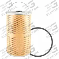 BALDWIN FILTERS Oil Filter Element: P116, 9 13/16 in Overall Ht, 5 7/8 in Outside Dia, Oil. Key specifications — Baldwin Interchange: P116; Brand: BALDWIN FILTERS; Compatible Vehicle Make: Cummins; Includes: (2) Attached Grommet; Media Material: Cellulose.