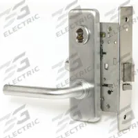 BEST Door Lockset: Classroom Lever Locksets, Chrome, ADA Compliant, Interchangeable Core (MPN 45H7R12J626). Key specifications — Ligature Resistance: Not Ligature-Resistant; Brand: BEST; Lockset Function ANSI Code: F05; Visual Indicator Message: No Message; Lockset Style: 40H Escutcheon; ADA Compliant: Yes; Finish: Satin Chromium-Plated : Stainless Steel.