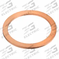 Sealing Washer: M30 Screw Sz, Copper, Copper Seal, 30 mm Inside Dia, 38 mm Outside Dia, 10 PK (MPN M50302.300.0038). Key specifications — Brand: APPROVED VENDOR; Product Type: Sealing Washer; System of Measurement: Metric; Seal Material: Copper; Seal Material Color: Gray; Pack Size: Small Pack.