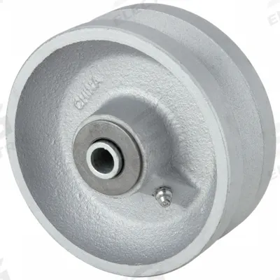 APPROVED VENDOR Track Wheel: 5 in Wheel Dia., 2 in Wheel Wd, 800 lb Load Capacity, Iron - V-Groove Track Wheels