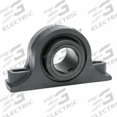 MOLINE BEARING Pillow Block Bearing: 2 3/16 in Bore, Spherical E Roller Bearing, Cast Iron, 2 Holes (MPN 29221203). Key specifications — Maximum Speed: 2,150 RPM; Mounting Bolt Size: 5/8 in; Brand: MOLINE BEARING.