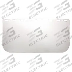 MCR SAFETY Face Shield Visor: 16 in Overall Wd, 8 in Overall Ht, 0.4 in Overall Thick, Clear (MPN 181540). Key specifications — Material: Polycarbonate; Brand: MCR SAFETY; Compatible Grainger Part Number: Universal.