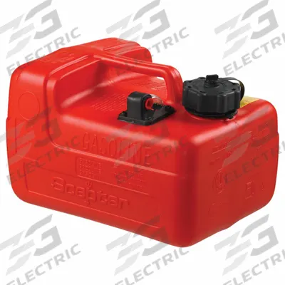 SCEPTER MARINE Marine Fuel Tank: 3 gal Capacity, 9 1/8 in Ht, 14 1/4 in Lg - Marine Fuel Tanks