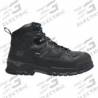 TIMBERLAND PRO 6-Inch Work Boot: Men's, W, Black, Composite Toe Cap, Removable Insole (MPN TB0A5YYF00108000W). Key specifications — Footwear Width: W; Gender: Men's; Insulated: No; Metal Chip-Resisting Sole: Yes; Puncture-Resistant Sole: Yes; Removable Insole: Yes; Brand: TIMBERLAND PRO; Chemical-Resisting Sole: Yes.