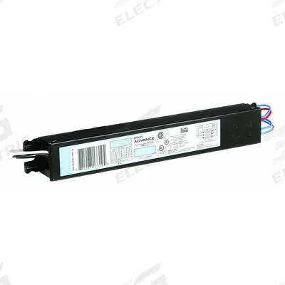 ADVANCE Fluorescent Ballast: 120 to 277V AC, 2/3 Lamps Supported - Instant Start Electronic Fluorescent Ballasts