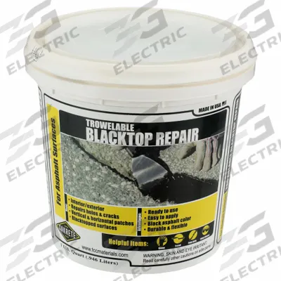 SAKRETE Asphalt Repair Compound: Trowelable Blacktop Repair, Limestone Asphalt Mix - Asphalt Repair Compounds