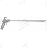 GUARDAIR Air Gun: Pistol-Grip Grip, Aluminum, 1/4 in Female NPT, 1 Nozzle(s), Straight, Focused (MPN 80LJ018AA). Key specifications — attr1328526: Aluminum; attr1328500: Extension and Nozzle; attr1328508: GUARDAIR; attr1328515: No; attr1328533: Yes.