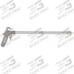 GUARDAIR Air Gun: Pistol-Grip Grip, Aluminum, 1/4 in Female NPT, 1 Nozzle(s), Straight, Focused (MPN 80LJ018AA). Key specifications — attr1328526: Aluminum; attr1328500: Extension and Nozzle; attr1328508: GUARDAIR; attr1328515: No; attr1328533: Yes.