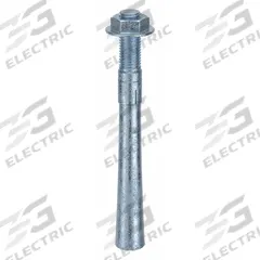 MKT FASTENING Wedge Anchor: 10 in Overall Lg, 7/8 in Dia, 7/8"-9 Thread Size, Steel, Steel, 10 PK (MPN 2578100). Key specifications — Brand: MKT FASTENING; Anchor Type: Wedge; Finish Type: Zinc Yellow.