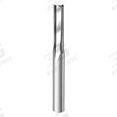 ONSRUD Solid Router Bit: Spiral O-Flute Downcut, 1/2" Cut Dia - Spiral O-Flute Router Bits for Plastics
