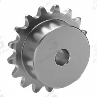 TSUBAKI Single Strand Sprocket: One-Sided Hub, For Single Strands, 25, 17 Teeth, 1.361 in Pitch Dia (MPN 25B17SS). Key specifications — Brand: TSUBAKI.