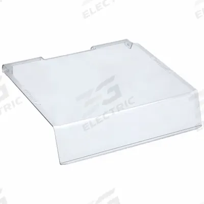AKRO-MILS Bin Lid: 10 1/2 in x 10 3/4 in, Clear - Hanging & Stacking Bin Lids