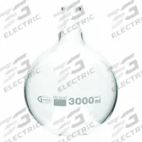 UNITED SCIENTIFIC SUPPLIES INC Glass Flasks: 3,000 mL, Colorless, Round, Includes Closure (MPN FFB058-3000). Key specifications — Shape: Round; Body Color: Colorless; Brand: UNITED SCIENTIFIC SUPPLIES INC; Compatible with Stopper Size: 24/40; USP Specification: Type I.