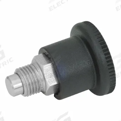 JW WINCO Indexing Plunger: Locking, SS, M8x0.75 Thread - Locking Pull-Knob Indexing Plungers for Thin-Gauge Sheet Metal