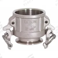 Cam and Groove Coupling: 1 1/2 in Coupling Size, 250 psi Max. Working Pressure @ 70 F, Nitrile, Male (MPN RC150SE). Key specifications — Gasket Material: Nitrile; Fitting Type: Male Hose Shank; Includes Locking Arm: Yes; Body Material: 316 Stainless Steel; Brand: DIXON VALVE & COUPLING.