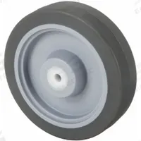 APPROVED VENDOR Caster Wheel: 5 in Wheel Dia., 1 1/4 in Wheel Wd, Rubber, 280 lb Load Rating, Gray (MPN IS0505205). Key specifications — Wheel Core Material: Polypropylene; Wheel/Tread Color: Gray; Brand: APPROVED VENDOR.