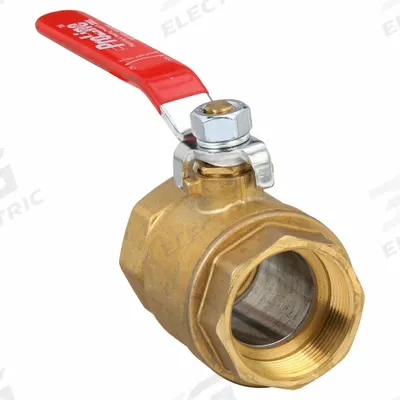 APPROVED VENDOR Manual Two-Way Ball Valve: 1 1/2 in, Brass, Straight, FIP x FIP - Brass Ball Valves