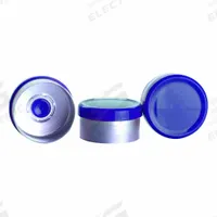 Lab Bottle Caps: 13 mm Dia, Blue, Aluminum, Unlined, USP, 285 Closures Included, Colored (MPN W988010-S). Key specifications — Closure Type: Flip Cap; Clarity: Colored; Septa Included: No; Standards: USP; Vented: No; Brand: WHEATON; Closure Color: Blue; Closure Liner Material: Unlined.