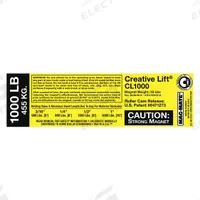 MAG-MATE Replacement Capacity Sticker: 900187, Below-the-Hook Lifting Magnets. Key specifications — Brand: MAG-MATE; Manufacturer Part Number: 900187; Product Type: Capacity Sticker.