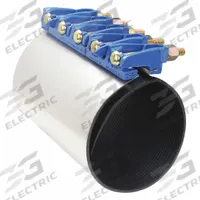 SMITH-BLAIR Repair Clamp: For 3 in Pipe, 12.5 in Overall Lg, 304 Stainless Steel (MPN 22600035012000). Key specifications — Brand: SMITH-BLAIR; Bolt Material: Steel; Maximum Operating Pressure: 300 psI; Maximum Vacuum Pressure: 10 psi; Gasket Material: Nitrile Rubber.