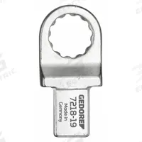 GEDORE Interchangeable Torque Wrench Head: 14mm x 18mm Drive Size, 21 53/64 mm Size (MPN 7218-22). Key specifications — attr310253: 14mm x 18mm; attr324954: GEDORE.