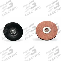 MERIT Quick Change Disc Backup Pad: TS, 3 in Dia, 1/4 in Straight-Shank, Medium Density (MPN 08834160017). Key specifications — Brand: MERIT; Tool Connection: 1/4 in Straight-Shank.