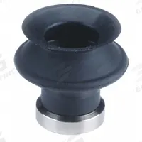 SMC Vacuum Pad: Bellows, w/o Adapter, 16 mm Pad Dia, Fluoro Rubber, Black with Green Mark, 60A (MPN ZP16BF). Key specifications — attr1019101: ZP16BF; attr1019103: SMC; attr1019107: 60A.