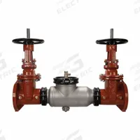 ZURN Double Check Backflow Preventer: 350AST, 8 in Pipe Size, Flange x Flange, 52.75 in Overall Lg (MPN 8-350AST). Key specifications — Shut-Off Valve Type: NRS Gate Valve; Connection Type: Flange x Flange.