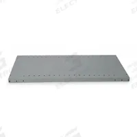 HALLOWELL Shelf: 48 in Overall Wd, 18 in Overall Dp, Solid Shelf, 20 ga, Dark Gray, 5 PK (MPN 5138-4818-5HG). Key specifications — attr37155: Dark Gray; attr37156: Powder Coated; attr55828: (5) Shelves; attr37160: Steel; attr33654: HALLOWELL.