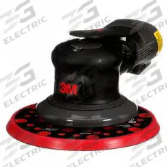 3M Air Orbital Sander: 6 in Disc, Hook and Loop/Pressure Sensitive Adhesive, 5/16 in Orbit, 0.3 hp (MPN 7100258651). Key specifications — attr1320213: 3M.