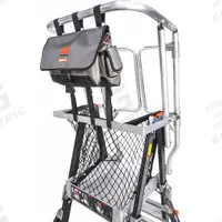 LITTLE GIANT Ladder Cage Bag: For Platform Stepladders, Canvas, 17 in Overall Lg (MPN 15072-001). Key specifications — Color: Black; Compatible Ladder Type: Platform Stepladders; Material: Canvas; Product Type: Tool Bag; Brand: LITTLE GIANT.
