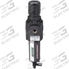 SPEEDAIRE Filter-Regulator: Intermediate Duty Series, 1/4 in NPT, 80 cfm, 40 micron, Manual Drain (MPN 4ZK86). Key specifications — attr109419: SPEEDAIRE; attr109429: Aluminum; attr109463: No; attr109467: Rubber; attr109468: Intermediate Duty.