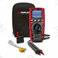 TRIPLETT Digital Multimeter: TRMS, CAT IV 600V, 1,000 V Max AC Volt Measurement, IP67 (MPN MM870-NIST). Key specifications — Instrument Counts: 6,000/60,000 (Depending on Mode); Brand: TRIPLETT; Calibration Certificate Included: Included.