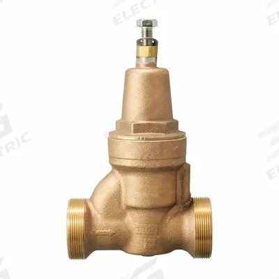Watts Water Pressure Reducing Valve: NPT x NPT, 1 1/4 in Pipe Size, Brass - Standard Capacity Water Pressure Regulators