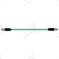 MURRELEKTRONIK Cordset: Cat5, M12 Male Straight x M12 Male Straight, 7.5 m Lg, TPE, Blue, D Coding (MPN 7700-44511-S4U0750). Key specifications — Brand: MURRELEKTRONIK; Cable Jacket Color: Blue; End 1 Coding: D; End 2 Coding: D; IP Rating: IP66K; Performance Category: Cat5.