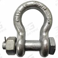 APPROVED VENDOR Anchor Shackle: Anchor Shackle, 4,000 lb Working Load Limit, Carbon Steel, Silver (MPN 55AY27). Key specifications — Body Color: Silver; Brand: APPROVED VENDOR.