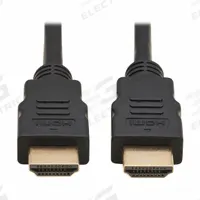 EATON HDMI cable: Passive, Black, P568-040, 28 AWG Conductor Gauge, 40 ft Overall Lg, PVC, 1 Cables. Key specifications — Fire Rating: Commercial; Coaxial Cable Type: Pair Type; Manufacturer Part Number: P568-040; Brand: EATON; Features: Corrosion-Resistant; For Use With: AV Receivers; Jacket Material: PVC; Video Resolution - Maximum: 4K @ 30 Hz.