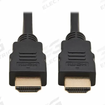 EATON HDMI cable: Passive, Black, P568-040, 28 AWG Conductor Gauge, 40 ft Overall Lg - HDMI Male to HDMI Male Cables with Ethernet Channel