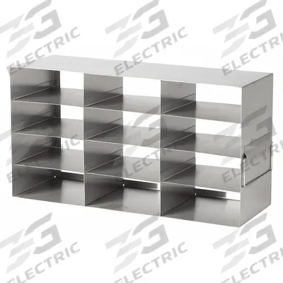 HEATHROW SCIENTIFIC Freezer Rack: 16 3/8 in Overall Lg, 5 1/2 in Overall Wd - Cold Storage Racks