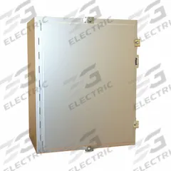 HAMMOND Electrical Enclosure: Stainless Steel, 20 in x 16 in x 10 in, NEMA 12/13/3R/4/4X, w/Panel (MPN 1418N4SSC10). Key specifications — Brand: HAMMOND; Closure Method: Clamps; Enclosure Material: Stainless Steel; Knockouts: Not Included; Includes Inner Panel: with Inner Panel Included.
