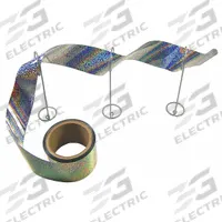 BIRD-X Visual Bird Repellers: Silver, 100 ft Lg (MPN TAPE-100)