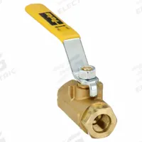 APPROVED VENDOR Manual Two-Way Ball Valve: 3/8 in, Brass, Straight, Female SAE x Female SAE, Lever (MPN XV506P-6). Key specifications — Brand: APPROVED VENDOR; Handle: Lever.