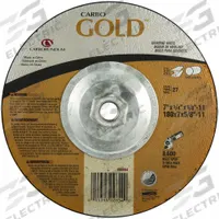 APPROVED VENDOR Depressed Center Grinding Wheel: Type 27, 7" x 1/4" x 5/8"-11, Aluminum Oxide (MPN 66252850560). Key specifications — Series: Carbo Gold; Brand: APPROVED VENDOR.