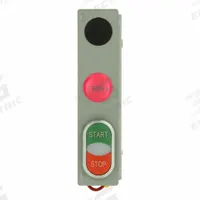 EATON Push Button Kit: NEMA Motor Size 0/00/1/1-3/4/2, Start/Stop, Push Button, Red (MPN C600M101C). Key specifications — Brand: EATON; Compatible with Series: Freedom; Includes: Bracket.