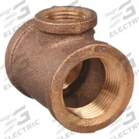 APPROVED VENDOR Metal Pipe Tee: Tee, 1 1/2 in x 1 1/2 in x 1/2 in, Brass, 200 psi, Reducer (MPN 2CFH7). Key specifications — Brand: APPROVED VENDOR; Maximum Operating Pressure: 200 psi.