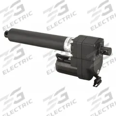 WARNER LINEAR Linear Actuator: B-Track K2x, 2,200 lbf Rated Load, 6 in Stroke, 12V DC, 20:1 (MPN K2XG20-12V-06). Key specifications — Gear Ratio: 20:1; Nut Material: Bronze.
